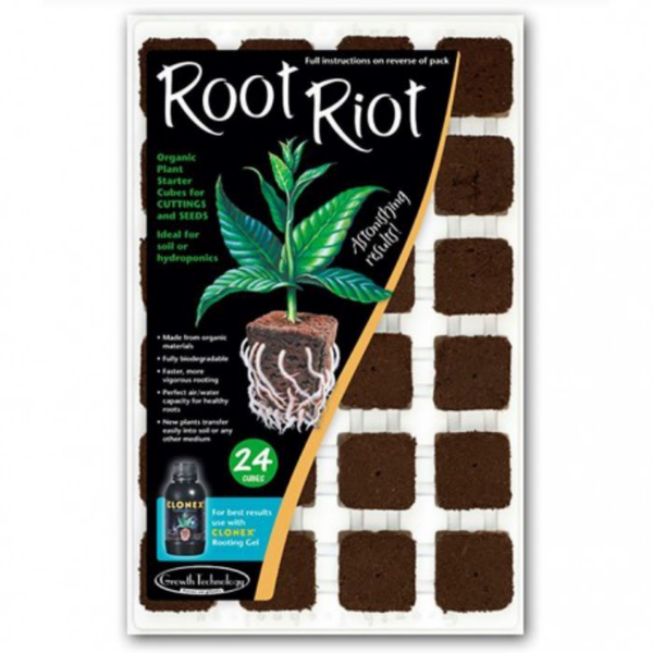GROWTH TECHNOLOGY ROOT RIOT TRAY 24 CELLS